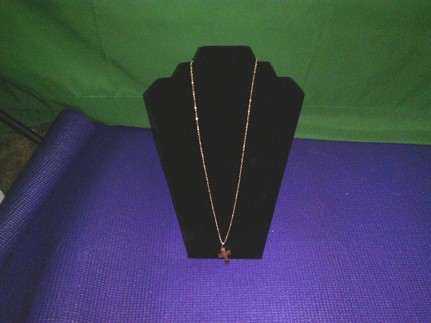 Zenspiration Necklace - Brown Agate Cross