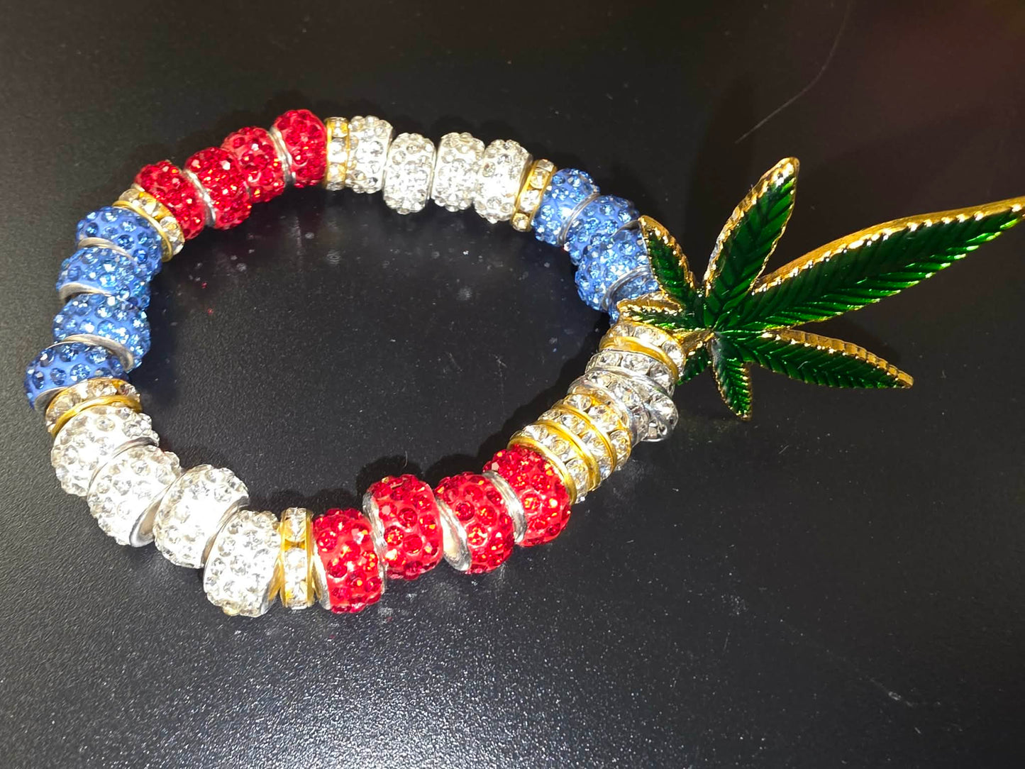 Zen's Trendy Chic Boutique  - Zenspiration Jewelry - 4th of July 420 Bling Bracelet